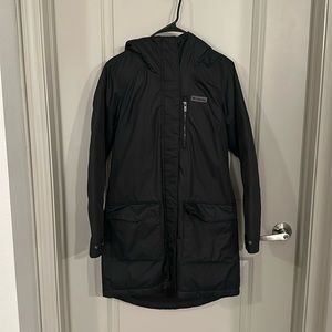 Columbia Black Parka Size S